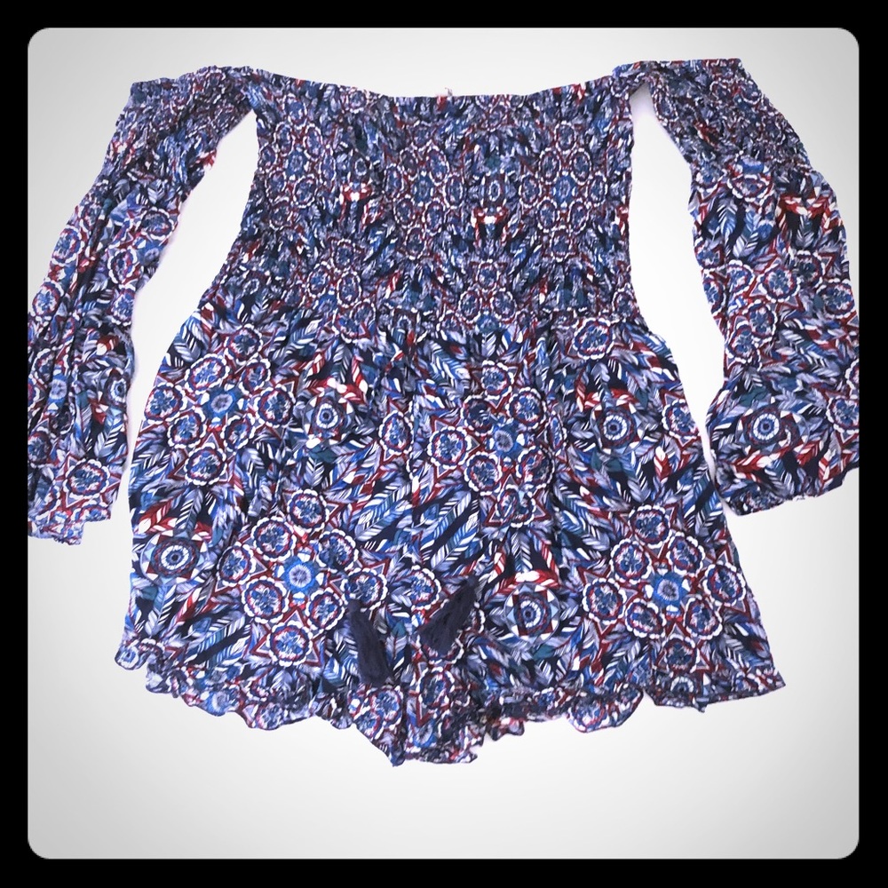 NEVER WORN Coachella-chic romper!!